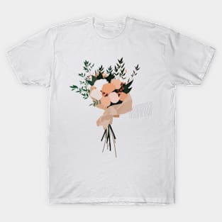 give a bouquet of flowers T-Shirt